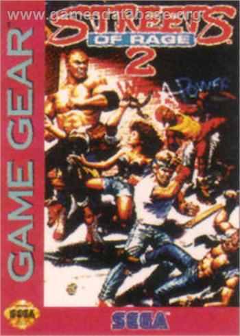 Cover Streets of Rage II for Game Gear
